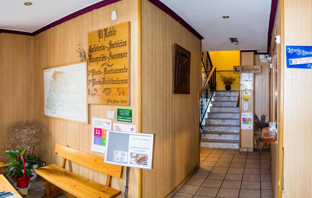 El Roble Hotel Restaurante Tabara Eksteriør bilde